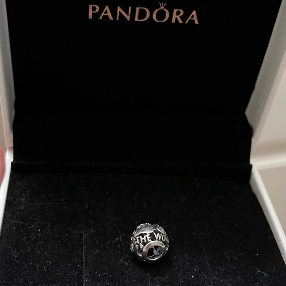 Pandora Charm- Around The World, Sterling Silver - Picture 2 of 4